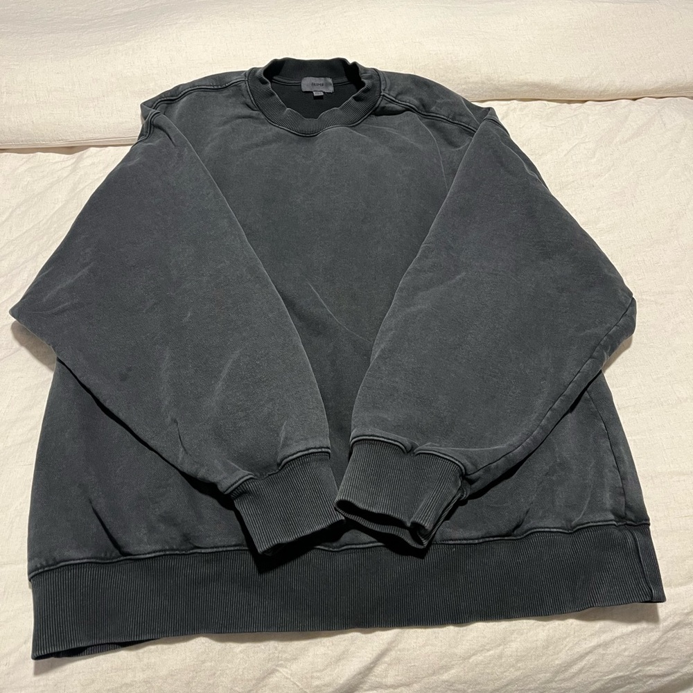 Skims boyfriend fleece crew neck pullover